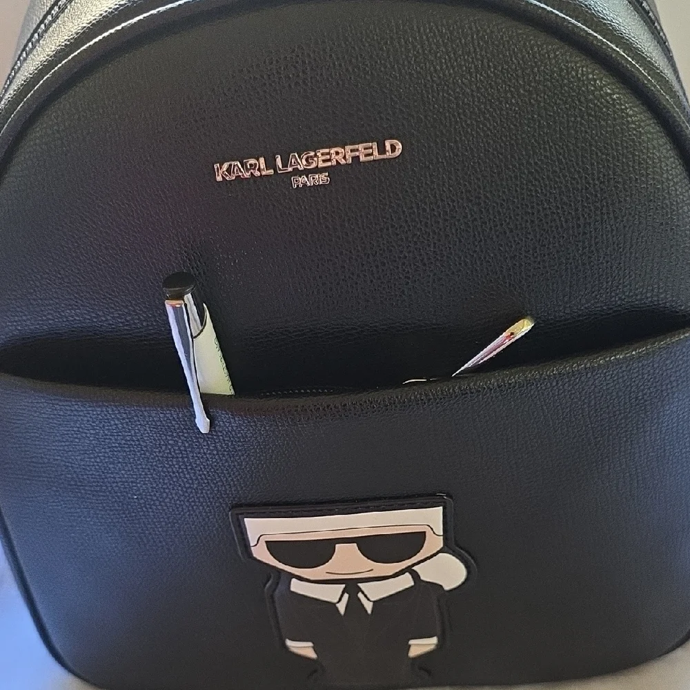 Karl Lagerfeld Black‎ Backpack